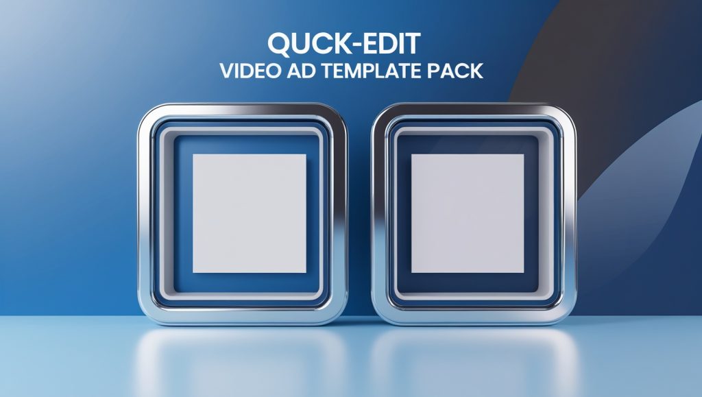 Quick-Edit Video Ad Template Pack